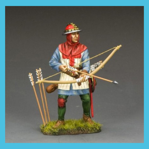 MK237    Archer anglais prêt à tirer (casque rouge).